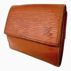 Louis Vuitton エピ ポルトモネビエ 三つ折り財布 オレンジ - メルカリ
