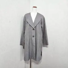 ehka sopo グレンチェック柄ロングコート（M）ナチュラルクラシックのサムネイル