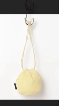 美品、MARW UNITEDARROWS、ドロストミニバッグ、イエロー