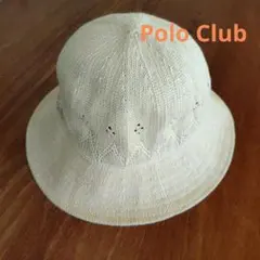 Polo Club レディース 帽子 バケット ハット 麻混 ベージュ