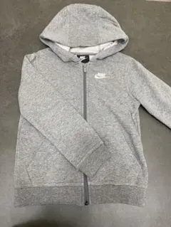 ナイキ NIKE キッズ パーカー 裏起毛 7-8y 130 男女兼用 グレー