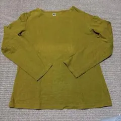 ダナファヌル　長袖Tシャツ　辛子色　サイズ2
