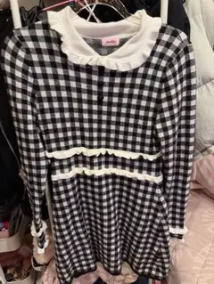 meltie bebe frill knit op black - メルカリ