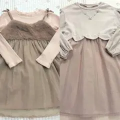 ママラクmamarakuドッキングワンピースチュニック