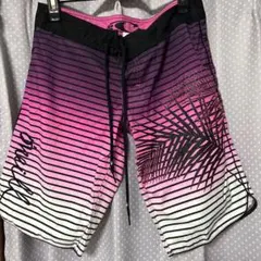 オニールレディース水着 グラデーションピンク・白 Mサイズ