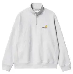 Carhartt グレー ハーフジップ スウェット