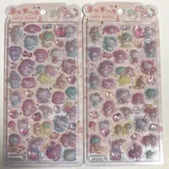 うるちゅるポップシール☆キティ＆キキララ＆マイメロ 2点セット