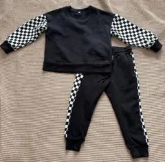 しまむら　裏起毛スウェットセットアップ　サイズ120cm