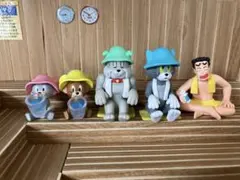 トム&ジェリー　サウナ　フィギュア　ガチャガチャ
