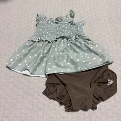 女の子用セパレート水着 90cm