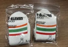 セブンイレブンソックス　25-27cm 2個セット