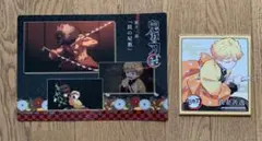 鬼滅の刃　下敷きコレクション　ミニ色紙　我妻善逸