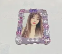 ホイップデコ 硬貨ケースデコ トレカケース B8 紫 パープル 推し活