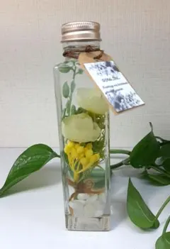 ハーバリウムボトル アーティフィシャルフラワー バラ