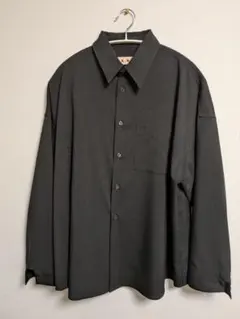 MARNI 23SS ウールトロピカルシャツ ブラック 44のサムネイル