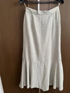 フレアスカート ライトベージュ