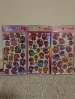 うるちゅるポップシール　名探偵コナン　３枚セット