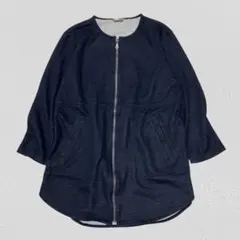 SHOO-LA-RUE♡ノーカラージップアップジャケット　ドロスト　L
