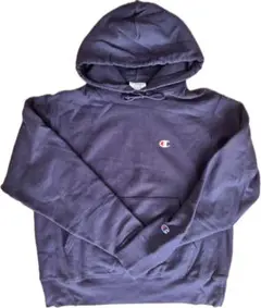 Champion ネイビー リバースウィーブ パーカー US企画
