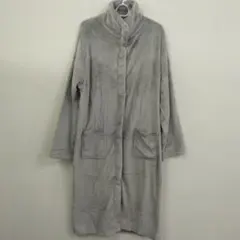 着る毛布 フリーサイズ グレー ふわふわ　あったか