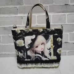 かわいい女の子パネル ハンドメイド バック ボストン - メルカリ