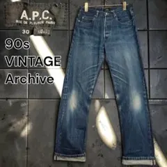 90s A.P.C. Archive 赤耳セルビッジ 日本製 JAPANのサムネイル