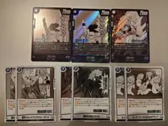 フュージョンワールドmanga booster SB02青デッキパーツ9枚セット