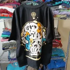 【新品】海外製PELH YOUTH②МサイズTシャツファッション黒バックプリント