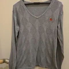 BURBERRY バーバリー アーガイルチェック コットン セーター 薄手 2