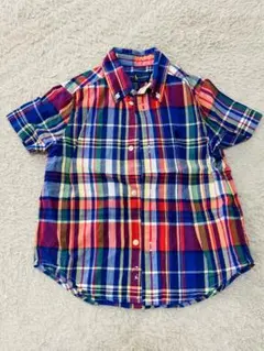 ポロラルフローレン　チェック　シャツ　100