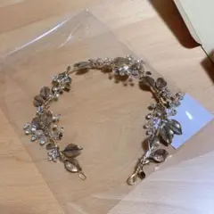 【値下げ】結婚式髪飾り ウェディングヘアアクセサリー