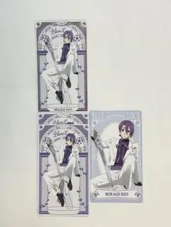 ブルーロック　御影玲王　sweets flavor　イラストシート4枚　ナムコ