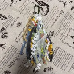 デニムリメイク♡ハート・チャーム ・うさちゃん 薔薇 ・水玉・ピンク