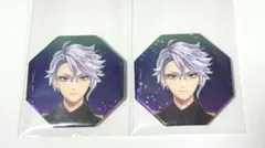 ツイステ ブレジュ ホログラム缶バッジ アズール