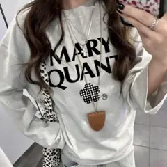 MARY QUANT 長袖Tシャツ グレー 3XL