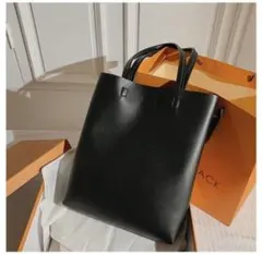 トートバッグ ブラック ビジネス フォーマル 黒 サブバッグ レディース