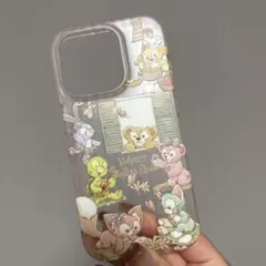 ディズニーキャラクターiPhone15 proケース