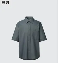 UNIQLO u オーバーサイズシャツ/5分袖　M size