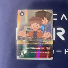 デジモンカードゲーム 泉光子郎&八神太一 パラレル 2枚 - メルカリ