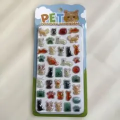 ペット　ぷくぷくキャンディシール　ねこ