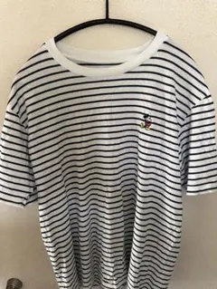 Disney ミッキーマウス ボーダー Tシャツ