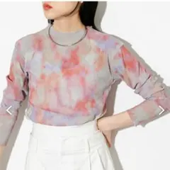 極美品✨️KBF Tシャツ タイダイシアープリーツ レイヤード インナー 春夏秋