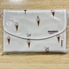 ※状態要確認※ ジェラートピケ ジェラート柄母子手帳ケース　Mサイズ　ピンク②