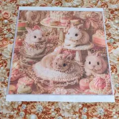 ハンドメイド用うさぎがらパネル - メルカリ