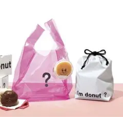 I'm donut ? クリアエコバッグ