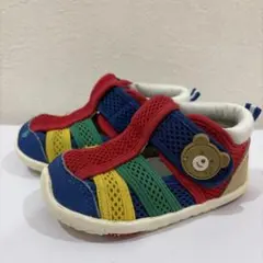 미키 하우스 핫 비스킷 샌들 13.5cm 메쉬
