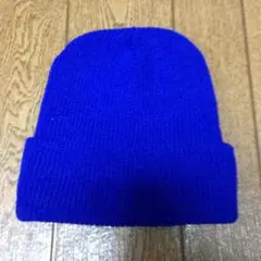 ブルーニット帽