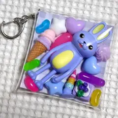 うさぎのガチャ詰めポーチ