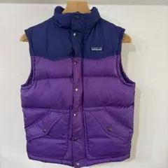 パタゴニア ダウンベスト 紫 ネイビー