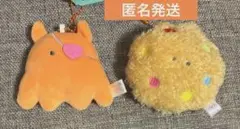 つぶらな瞳のハロウィン　ぷちマスコットボールチェーン　めんだこ　がんもどき　2体